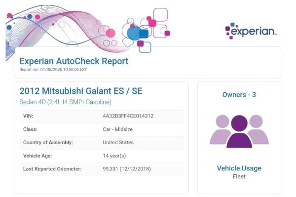 2012 Mitsubishi Galant 9th Gen - Image 16 of 16