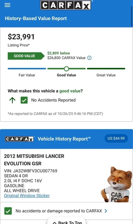 2012 Mitsubishi Lancer Evolution X 9th Gen - Image 7 of 20