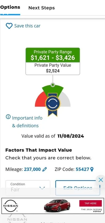 2012 Nissan Versa - Image 7 of 7