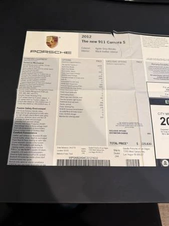 2012 Porsche 991 Carrera S - Image 21 of 21