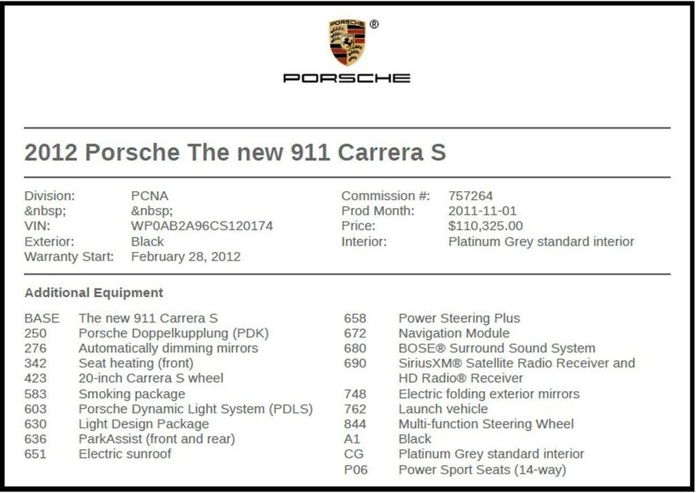 2012 Porsche 997 Carrera S - Image 7 of 24