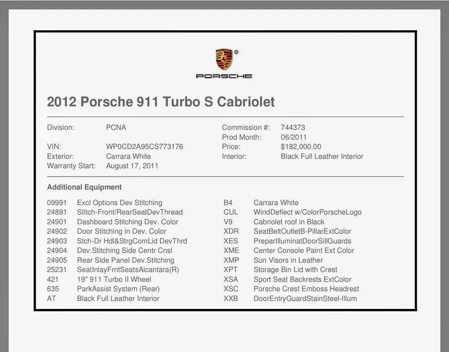 2012 Porsche 997 Turbo S - Image 17 of 17