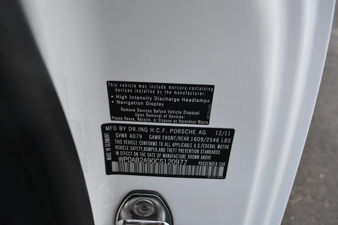 2012 Porsche 991 Carrera S - Image 9 of 9