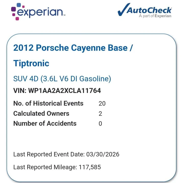 2012 Porsche 958 Cayenne - Image 8 of 8