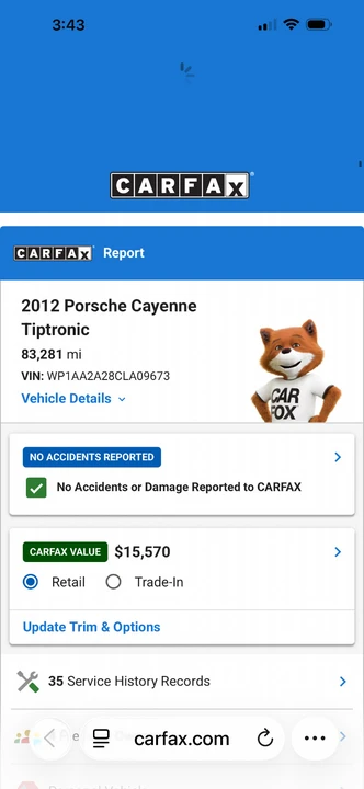 2012 Porsche 958 Cayenne - Image 14 of 22