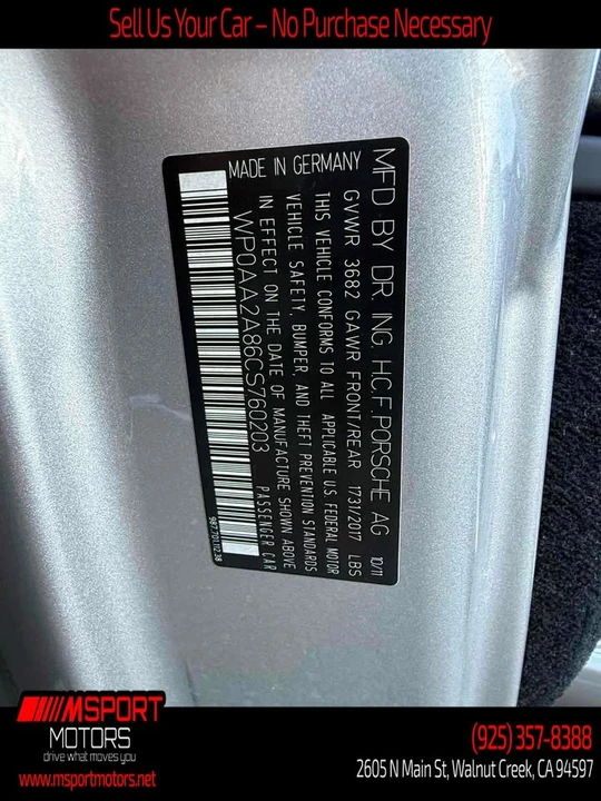 2012 Porsche 987 Cayman - Image 19 of 20