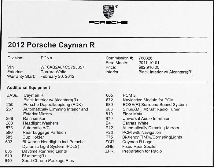 2012 Porsche 987 Cayman R - Image 2 of 21