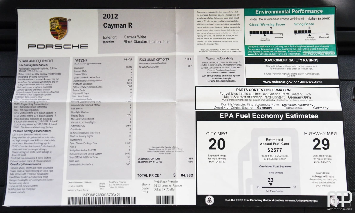 2012 Porsche 987 Cayman R - Image 28 of 31