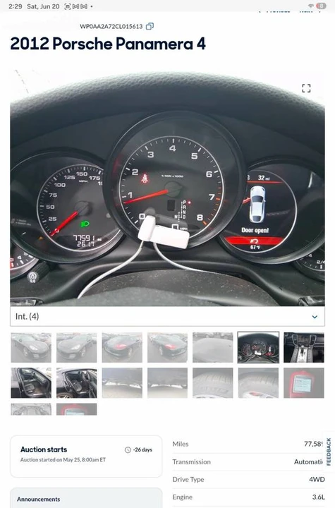 2012 Porsche 970 Panamera - Image 21 of 21