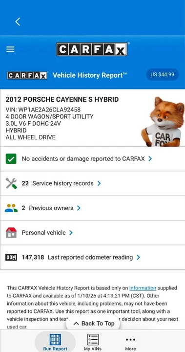 2012 Porsche 958 Cayenne S - Image 15 of 16