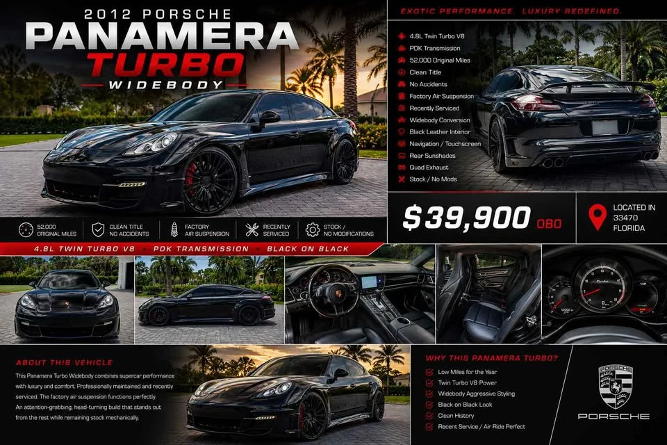 2012 Porsche 970 Panamera Turbo - Image 3 of 11