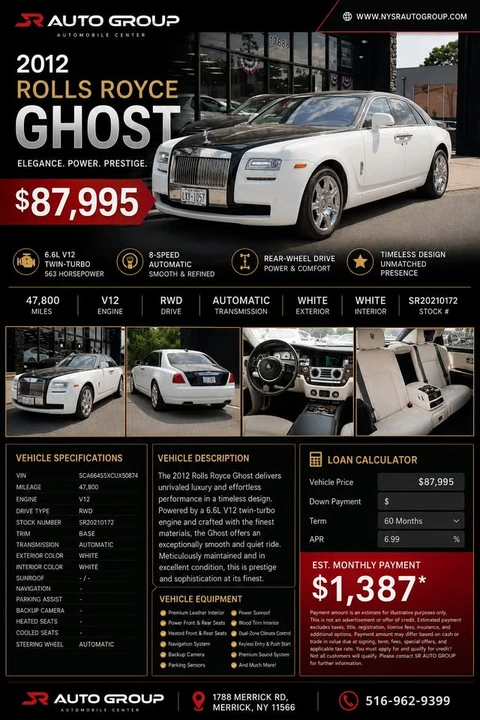 2012 Rolls-Royce Ghost 1st Gen - Image 2 of 21