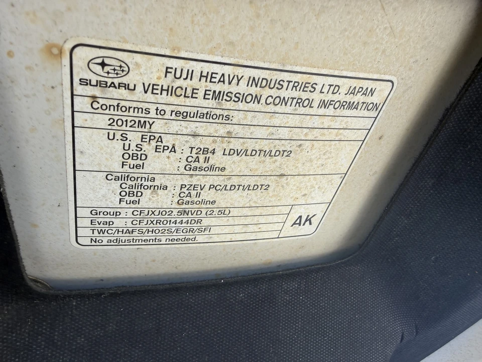 2012 Subaru Outback 4th Gen - Image 3 of 21