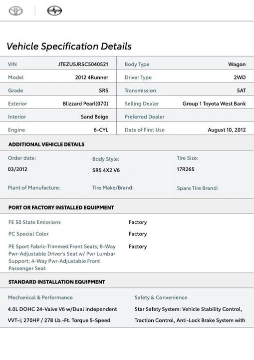 2012 Toyota 4Runner 5th Gen - Image 17 of 20