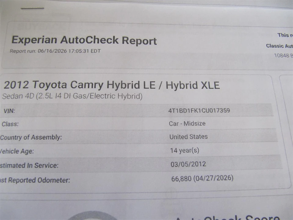 2012 Toyota Camry 7th Gen - Image 22 of 23