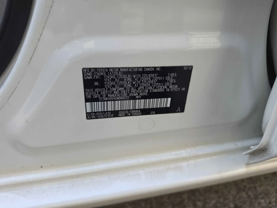 2012 Toyota RAV4 3rd Gen - Image 15 of 15