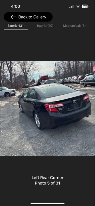 2012 Toyota Camry 7th Gen - Image 9 of 9