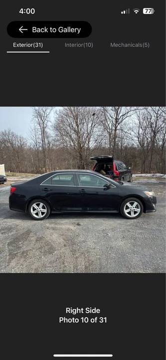 2012 Toyota Camry 7th Gen - Image 4 of 9