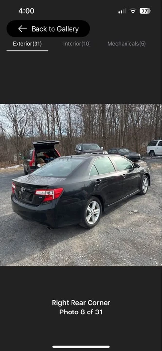 2012 Toyota Camry 7th Gen - Image 5 of 9