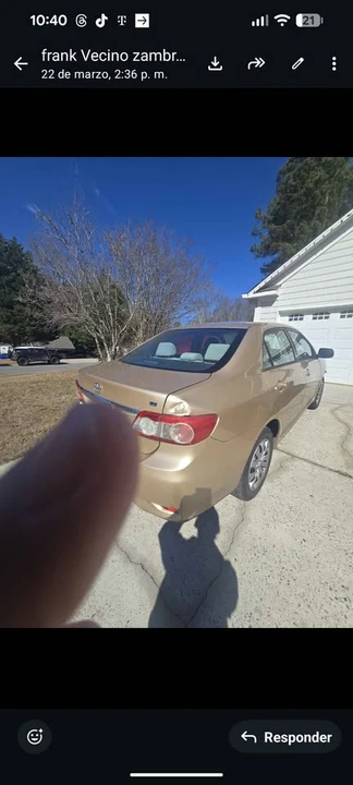2012 Toyota Corolla 10th Gen - Image 8 of 8
