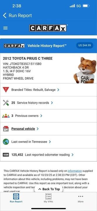 2012 Toyota Prius 3rd Gen - Image 8 of 8