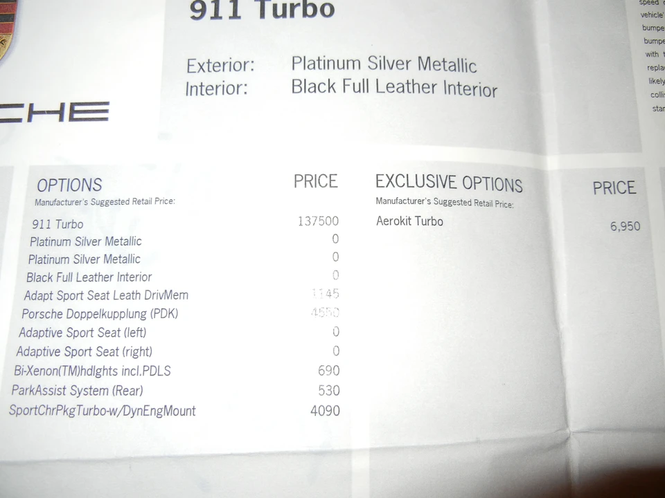 2012 Porsche 997 Turbo - Image 3 of 4