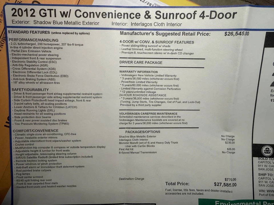 2012 Volkswagen GTI Mk6 - Image 13 of 14