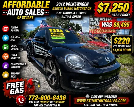 2012 Volkswagen Beetle 2.0T Turbo Hatchback 2D
