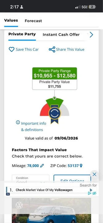 2012 Volkswagen A5 Beetle - Image 20 of 20