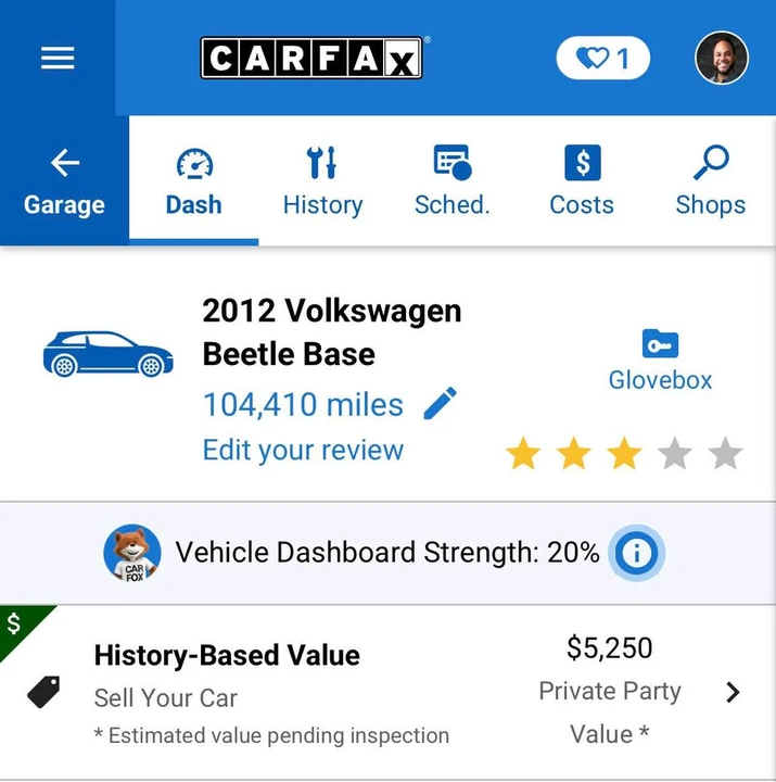 2012 Volkswagen A5 Beetle - Image 8 of 10