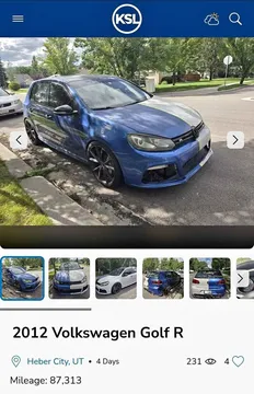 2012 Volkswagen Golf R Hatchback Sedan 4D