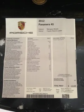 2012 Porsche Panamera 4S