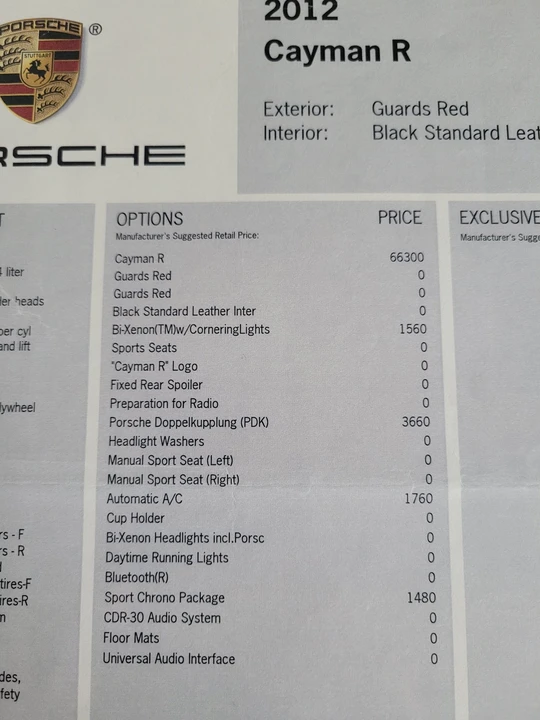 2012 Porsche 987 Cayman R - Image 21 of 21