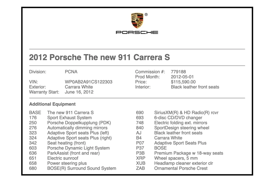 2012 Porsche 991 Carrera S - Image 15 of 31