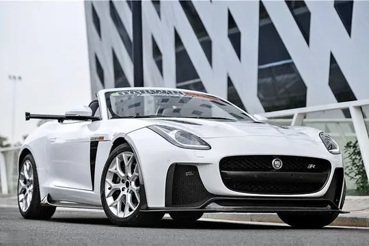 Jaguar F-Type IMP Performance Partial Carbon Fiber Front Bumper with Lip