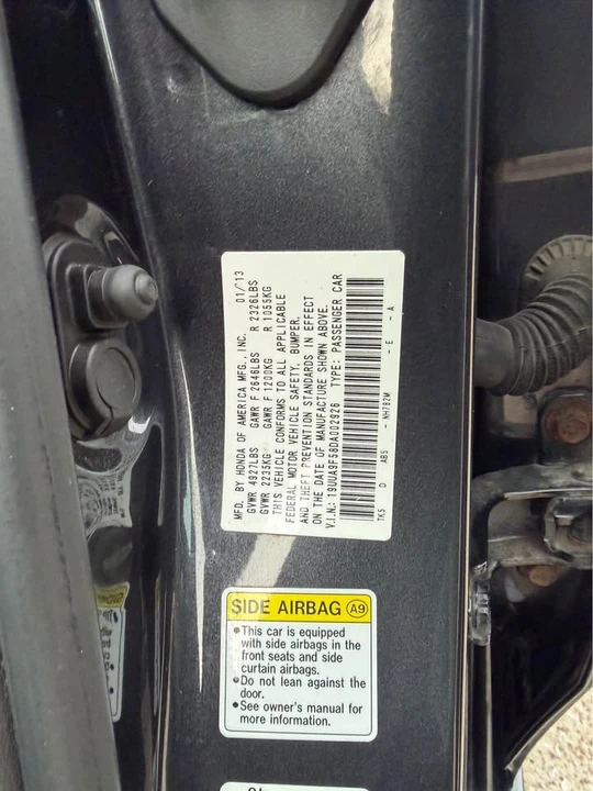 2013 Acura TL 4th Gen - Image 12 of 12