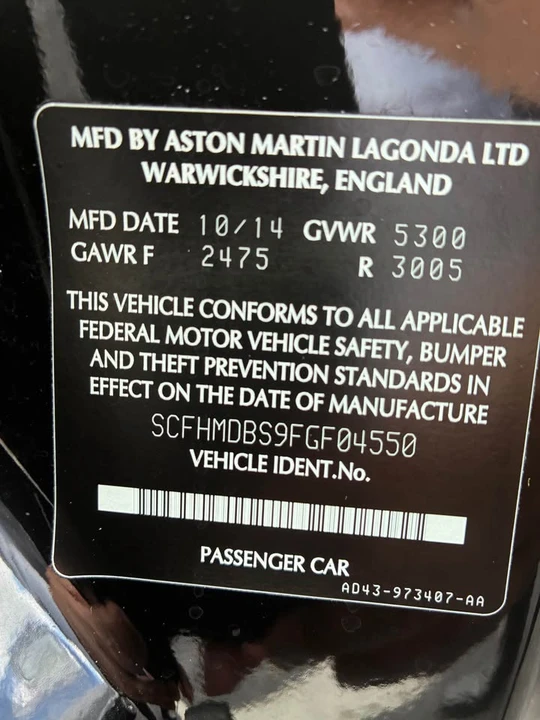 2013 Aston Martin Rapide - Image 12 of 14