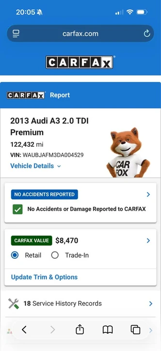 2013 Audi 8V A3 - Image 10 of 13