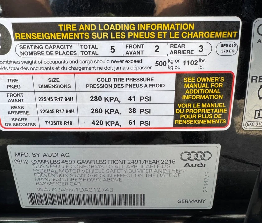 2013 Audi 8P A3 - Image 13 of 13