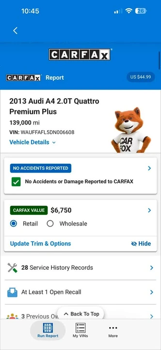 2013 Audi B8 A4 - Image 13 of 13