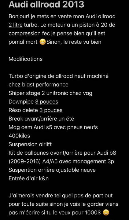 2013 Audi Allroad - Image 2 of 9