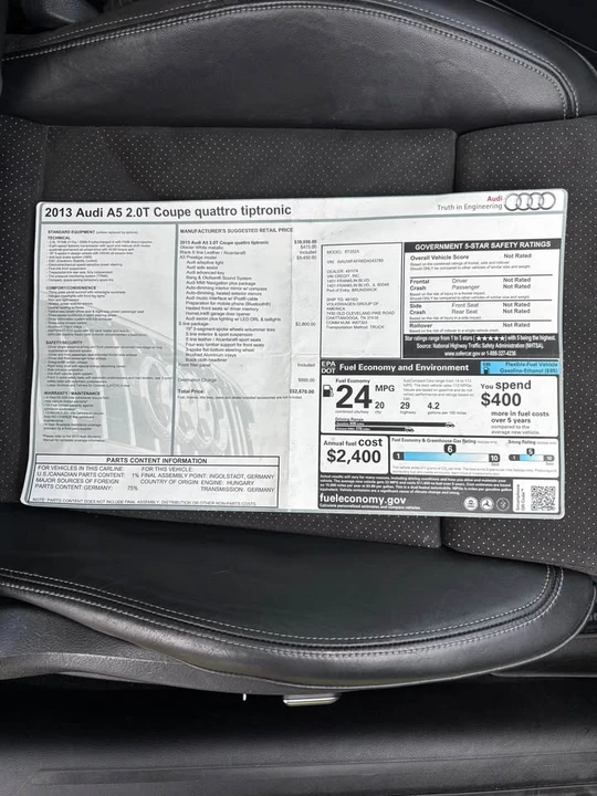 2013 Audi B8 A5 - Image 5 of 12