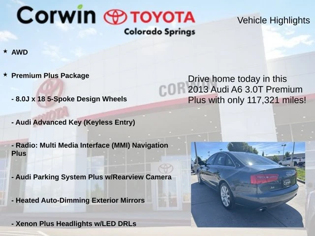 2013 Audi C7 A6 - Image 6 of 20