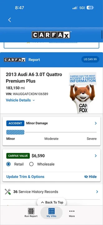 2013 Audi C7 A6 - Image 15 of 15