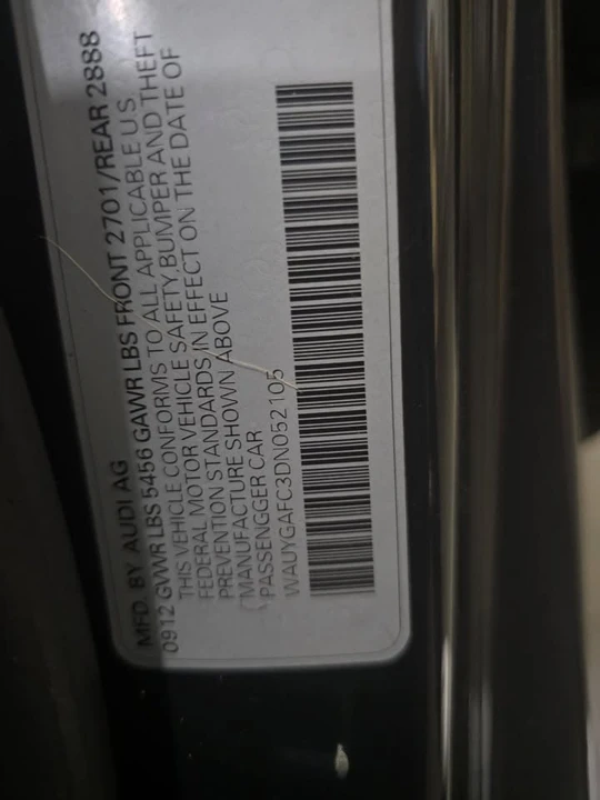 2013 Audi C7 A7 - Image 16 of 16