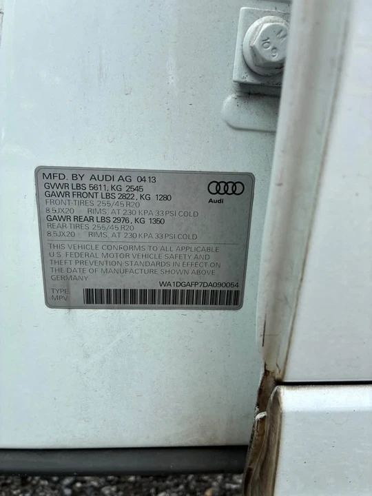 2013 Audi 8R Q5 - Image 10 of 10