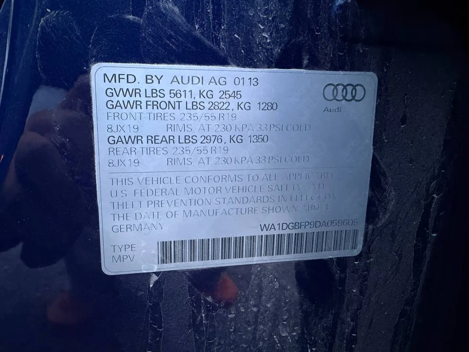 2013 Audi 8R Q5 - Image 19 of 19