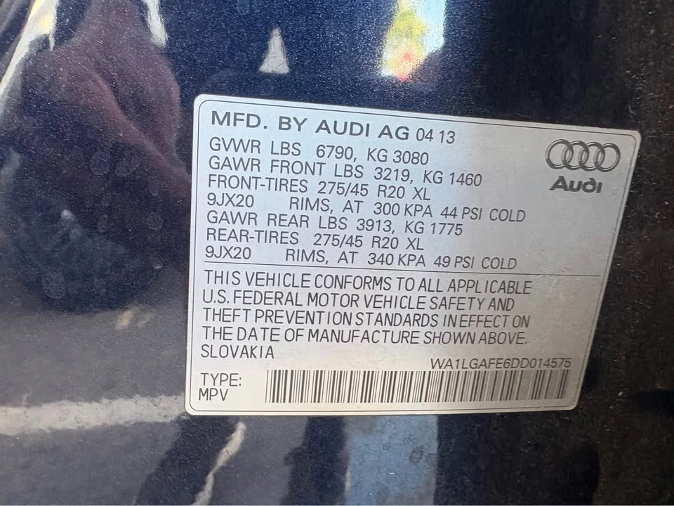 2013 Audi 4L Q7 - Image 18 of 18