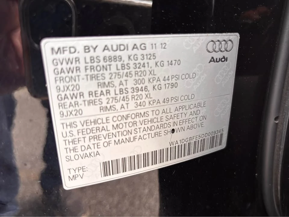 2013 Audi 4L Q7 - Image 15 of 20