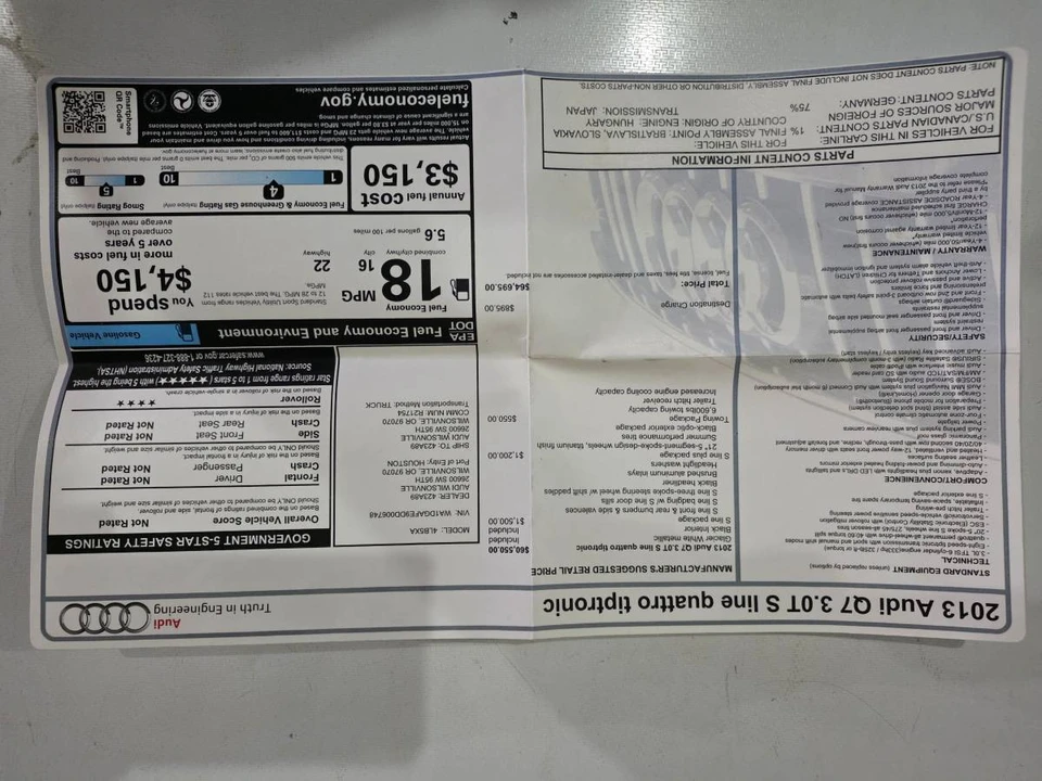 2013 Audi 4L Q7 - Image 13 of 19
